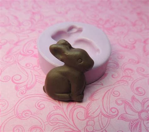 Easter Bunny Mold Tiny Chocolate Easter Rabbit Bunny Mold Tiny
