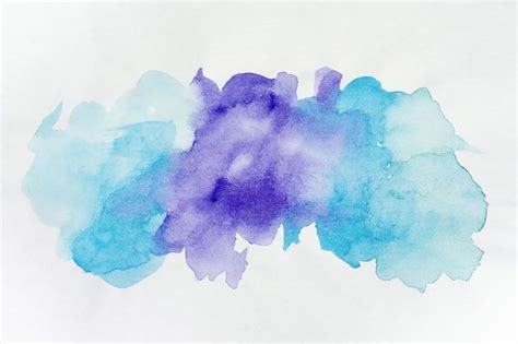 Descarga Gratis Fondo De Pintura De Manchas De Acuarela Azul Y Violeta