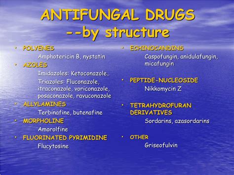 Ppt Antifungal Drugs Modes Of Action Mechanisms Of Resistance