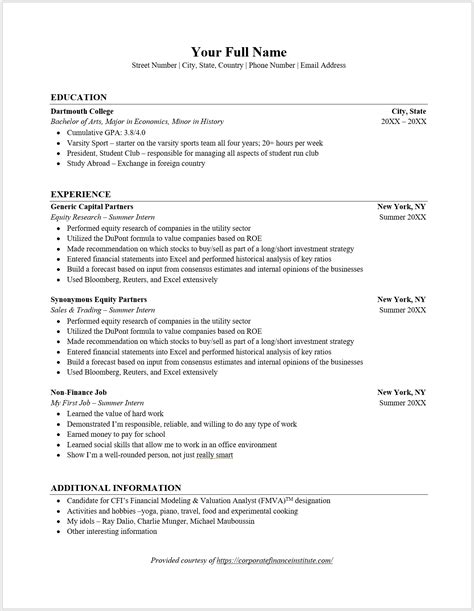 Minor Degree On Resume Resumewb