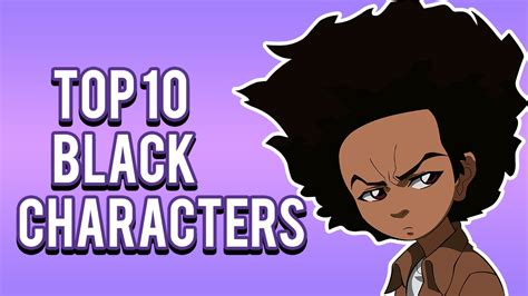 Top 10 Black Cartoon Characters Marsreviews Youtube