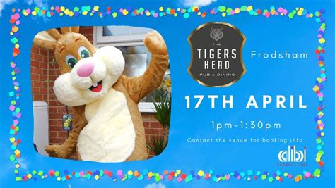 Meet The Easter Bunny The Tigers Head Widnes April 17 2022
