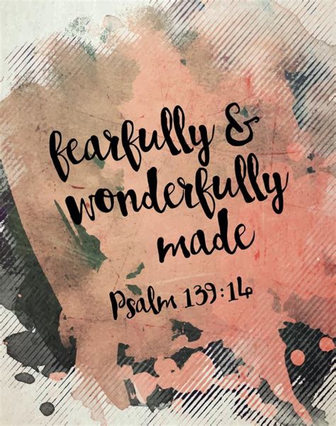 Fearfully And Wonderfully Made Psalm 13914 Seeds Of Faith