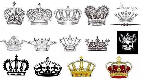 How To Draw Crown Tattoo Crown Tattoo Design Queen Crown Tattoo