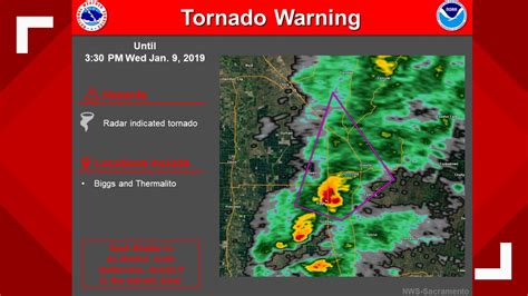 Tornado Warning Issued In Butte County