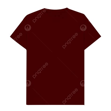 Mockup Tshirt Warna Merah Marun Merah Marun Kaos Polos Baju Polos