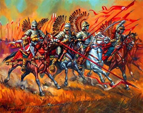 Charge Of The Polish Winged Hussars In Vienna Winged Hussars Polish Winged Hussars Polish