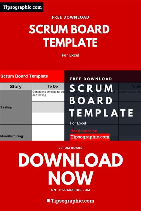 Scrum Board Template For Excel Free Download Tipsographic Scrum