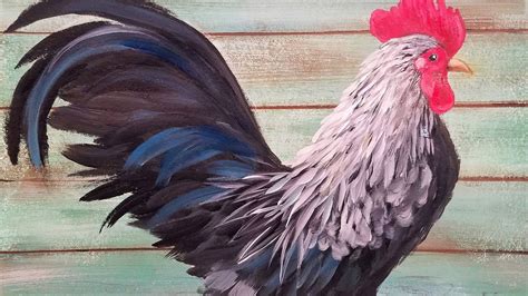 Paintings Of Roosters In Acrylic Warehouse Of Ideas