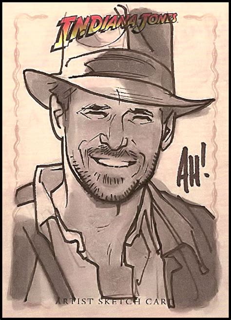 Indiana Jones Heritage Sketch Card Adam Hughes Comic Art Community