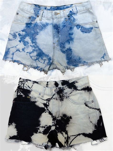 Diy Bleach Dye Your Denim Shorts In Time For Summer This 90s Inspired