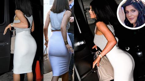 Kylie Got Back Jenner Shows Off Her Booty In Tight Dress During Salon