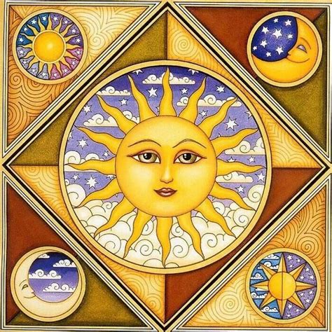 Sol Y Luna Pintura De Sol Arte De Luna Arte Solar