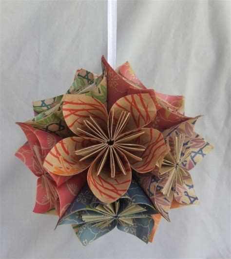 Natural Origami Christmas Tree Ornament Aftcra