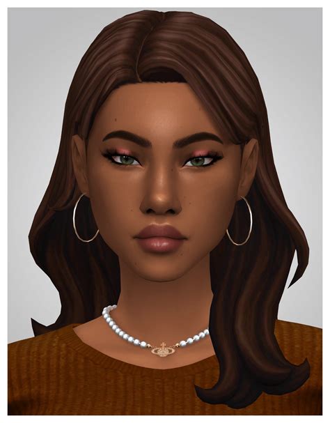 Sims 4 Gracelyn Hair Base Game Compatible All 24 Ea Best Sims Mods