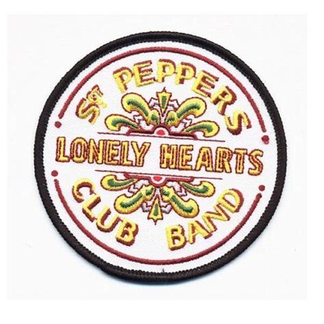 The Beatles Patch Sgt Pepper Lonely Heart Club Fruugo Us