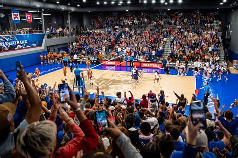 Kansas Volleyball Drops Five Set Heartbreaker To No Texas For Second Consecutive Season