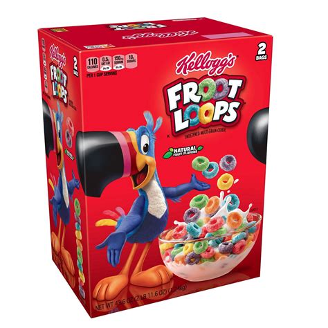Kelloggs Froot Loops Cereal 436 Oz