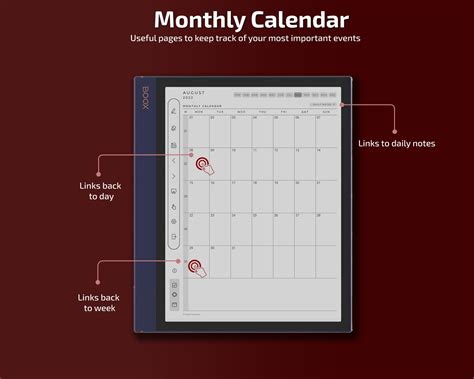 Boox Note Air Templates Daily Planner 2023 Instant Download Etsy Uk