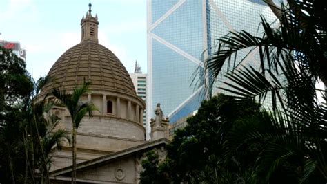 Hong Kong Central Buildings Free Stock Video Footage Download Clips