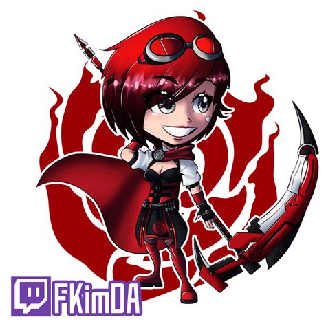 Chibi The Legendary Huntress Ruby Rose By Fkim90 On Deviantart