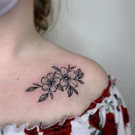 70 Flower Tattoo On Shoulder Ideas And The Meanings Behind Them