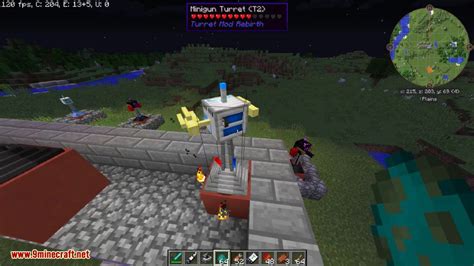 Turret Rebirth Mod 1122 1112 Robots That Protect Your Base Mc