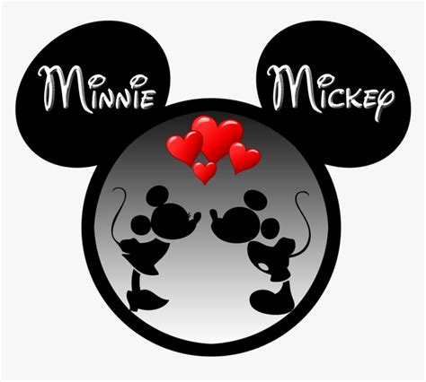 Minnie Mickey Silhouette Photo Minnie And Mickey Vector Hd Png