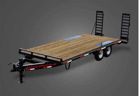 You now need to subtract the curb weight from the gvwr and you have your 'towing capacity. Regular 14000 GVWR Flatbed Trailer by Trailer Sales of NY!
