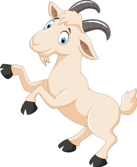 Premium Vector Cartoon Goat Character