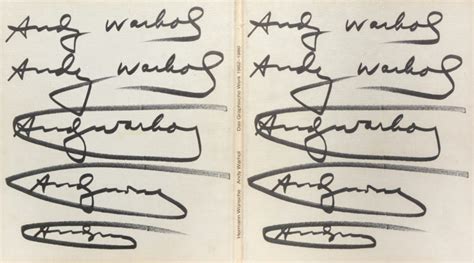 Andy Warhol Signature 7 A Lyon