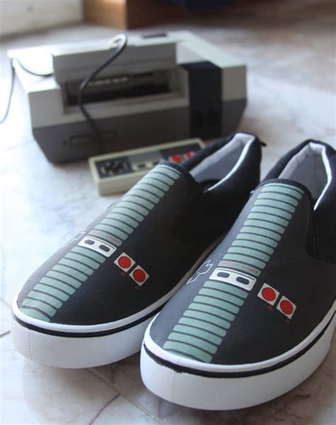 Nes Controller Shoes Footendo Entertainment System