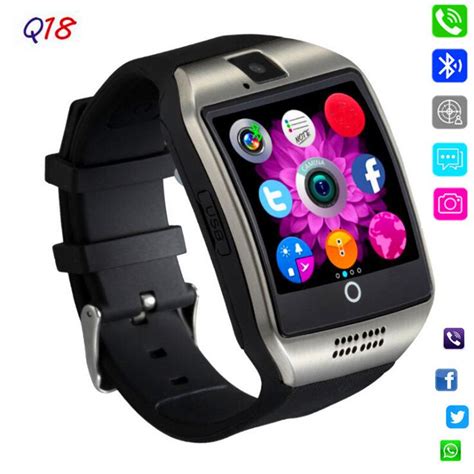 Q18 Smart Watch With Camera Facebook Whatsapp Support Sim Tf Card