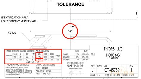 Examples Of Determining The Tolerance On An Engineering Drawing Ed