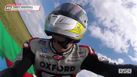 2019 bennetts bsb free practice 2 onboard alert from thruxton youtube