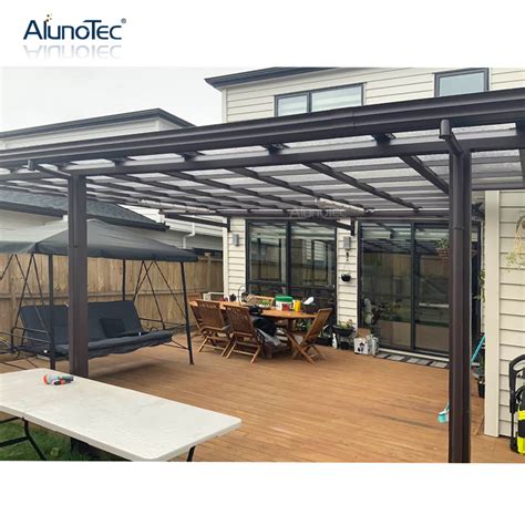 Customized Garden Metal Polycarbonate Patio Canopy Awning For