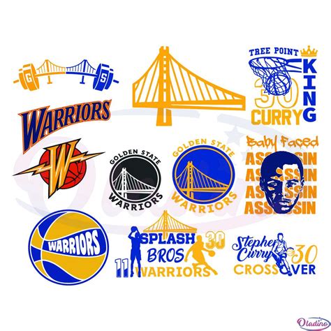 Golden State Warriors Logo Bundle Svg File Golden State Warriors T