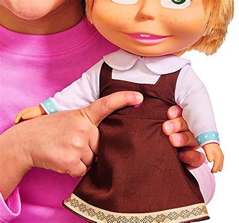 Shop Masha And The Bear Singing Doll 30cm And Accessories For Girls Age 3y Hamleys India