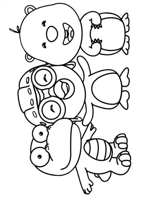 Find more coloring pages online for kids and adults of pororo the little penguin coloring pages to print. kleurplaten en zo » Kleurplaten van pororo
