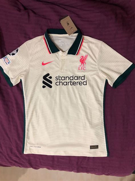 Liverpool Away Jersey 202122 Player Issue Mens Fashion Activewear