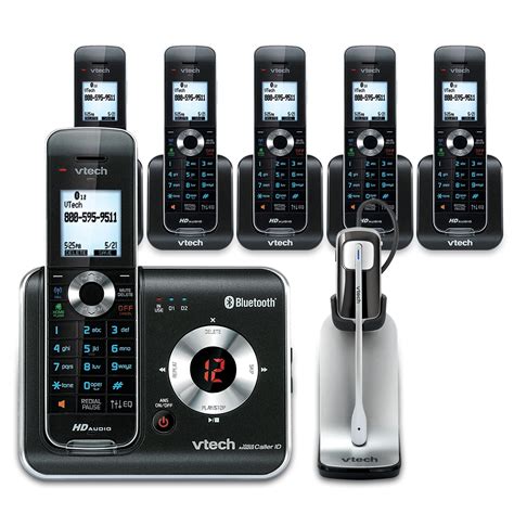 6 Handset Connect to Cell™ Phone System with Cordless Headset | DS6421 ...