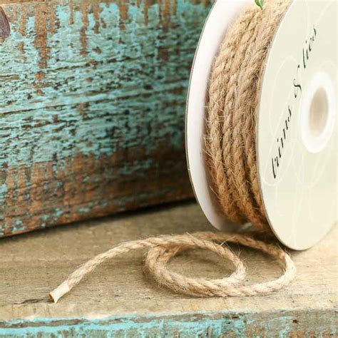 Natural Jute Rope String Wire Rope String Basic Craft Supplies