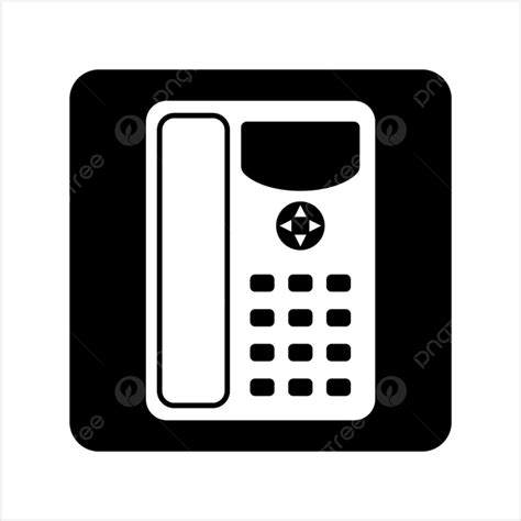 Telephone Old Phone Vector Art Png Telephone Icon Phone Abstract Black