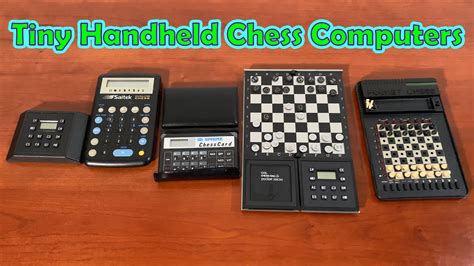 5 Tiny Handheld Chess Computers ⚫ Gadgetify Youtube