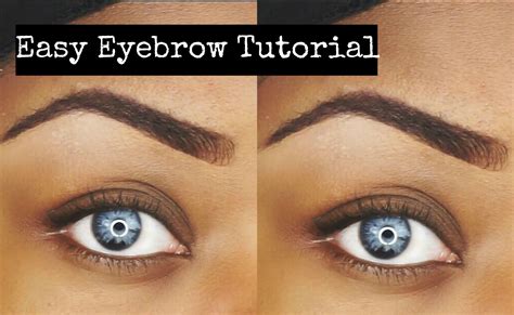 Quick and Easy EYEBROW TUTORIAL | Easy eyebrow tutorial, Eyebrow tutorial, Brow shaping tutorial