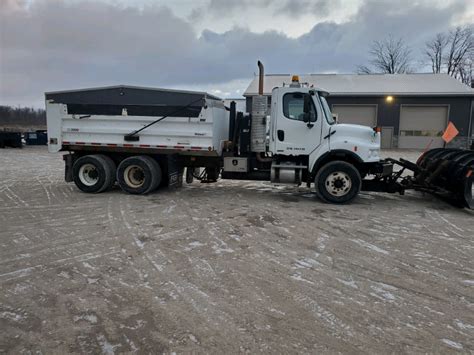 2009 Freightliner M2 Dump Truck With Snow Plow And Sander Box Oxford