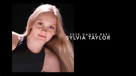Sylvia Taylor 2020 Dance Reel Youtube