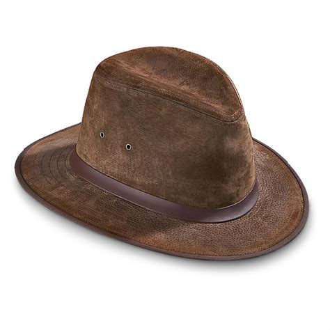 Henschel® Leather Crusher Hat 146922 Hats And Caps At Sportsmans Guide