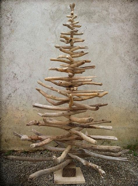 Brahces Christmas Tree Made Of Dried Branches Founterior