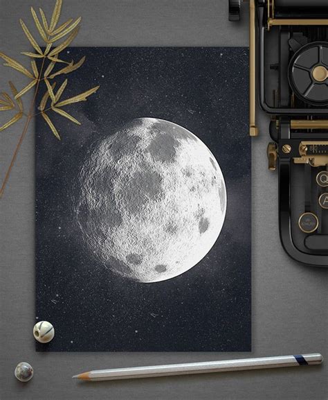 Moon Painting Canvas Art Painting Painting And Drawing Acrylic
